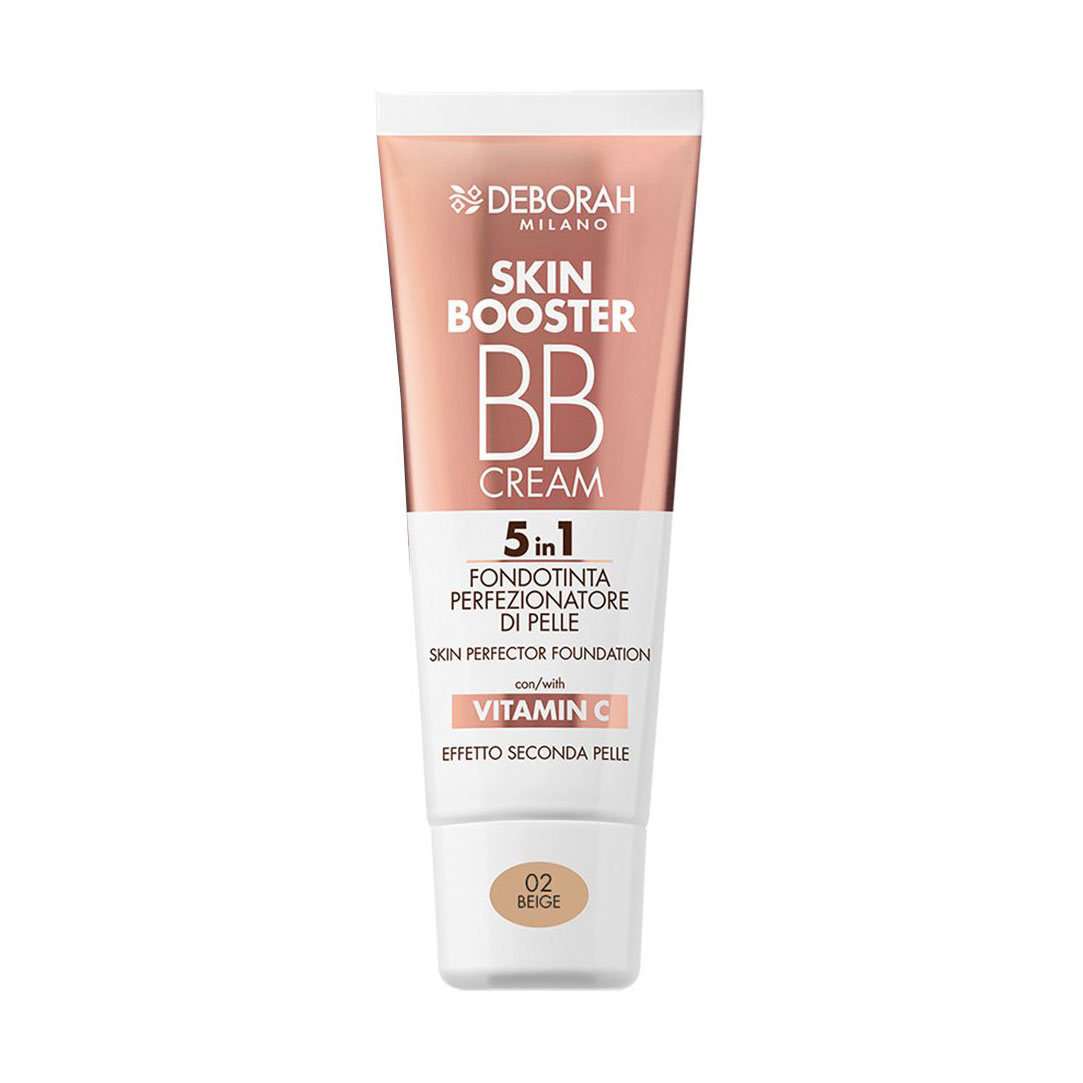 BB-крем для обличчя Deborah BB Cream Skin Booster 5 in 1, 02 Beige, 30 мл